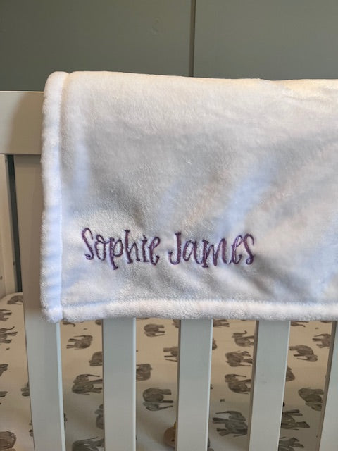 New Baby Blanket with Name