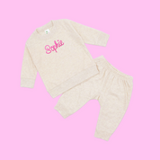Script Font Baby Sweatsuit