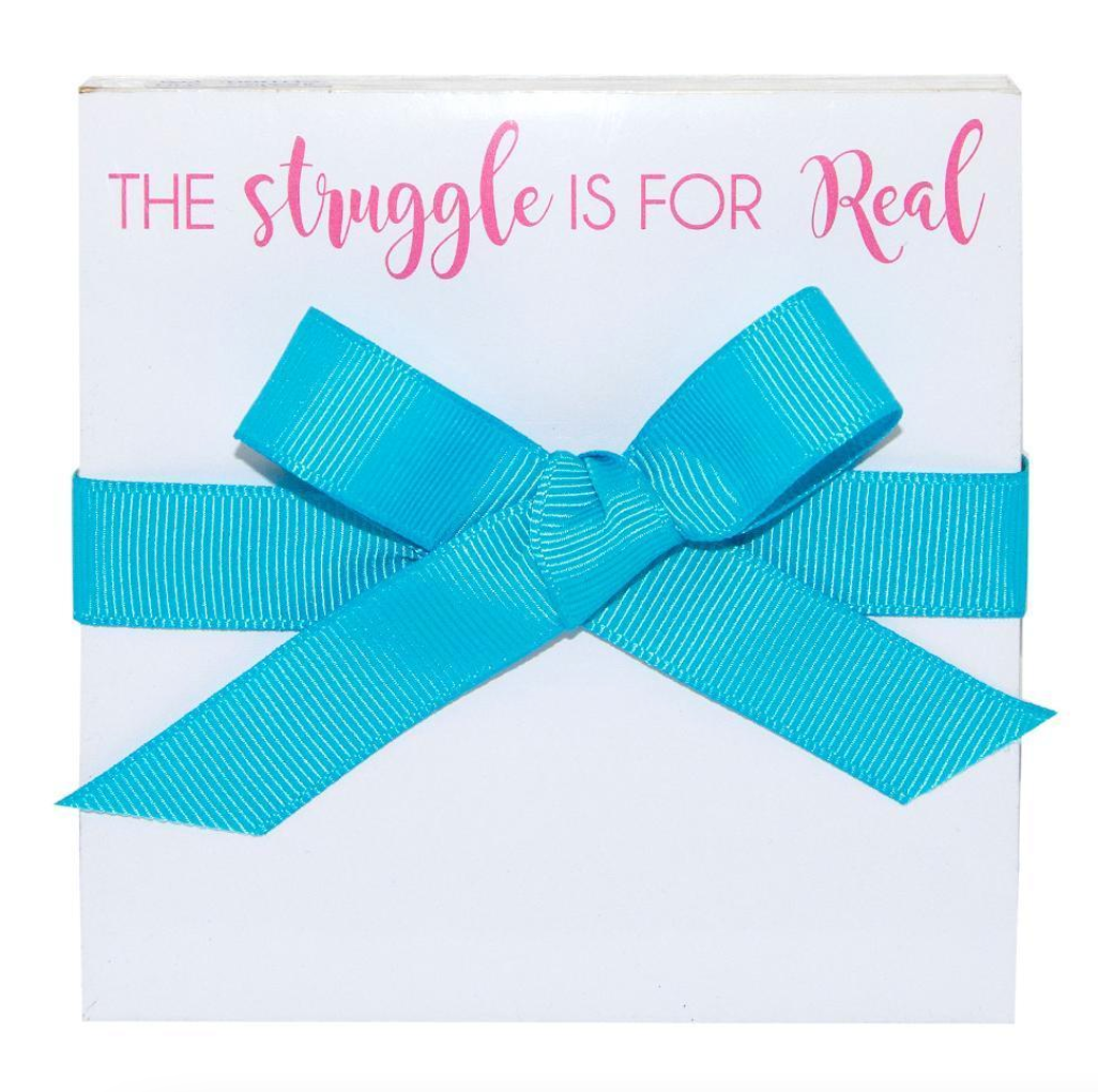 Notepad 4x4 "The Struggle is for Real"