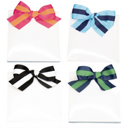 Notepad with Striped Ribbon Designs