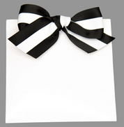 Notepad with Striped Ribbon Designs