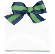 Notepad with Striped Ribbon Designs