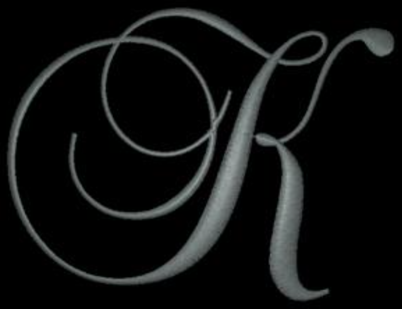 Single Initial Cosmetic Bag