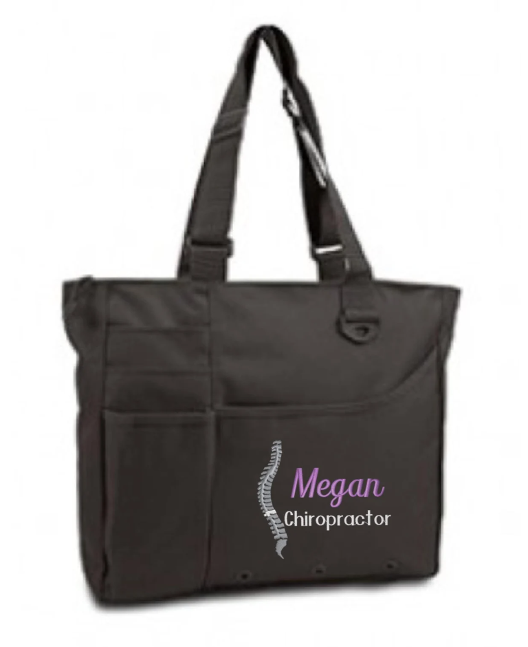 Personalized Chiropractor Tote Bag