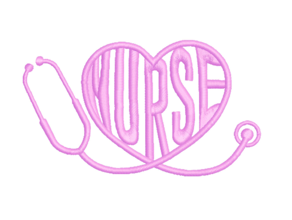 Nurse & Heart Design Totes