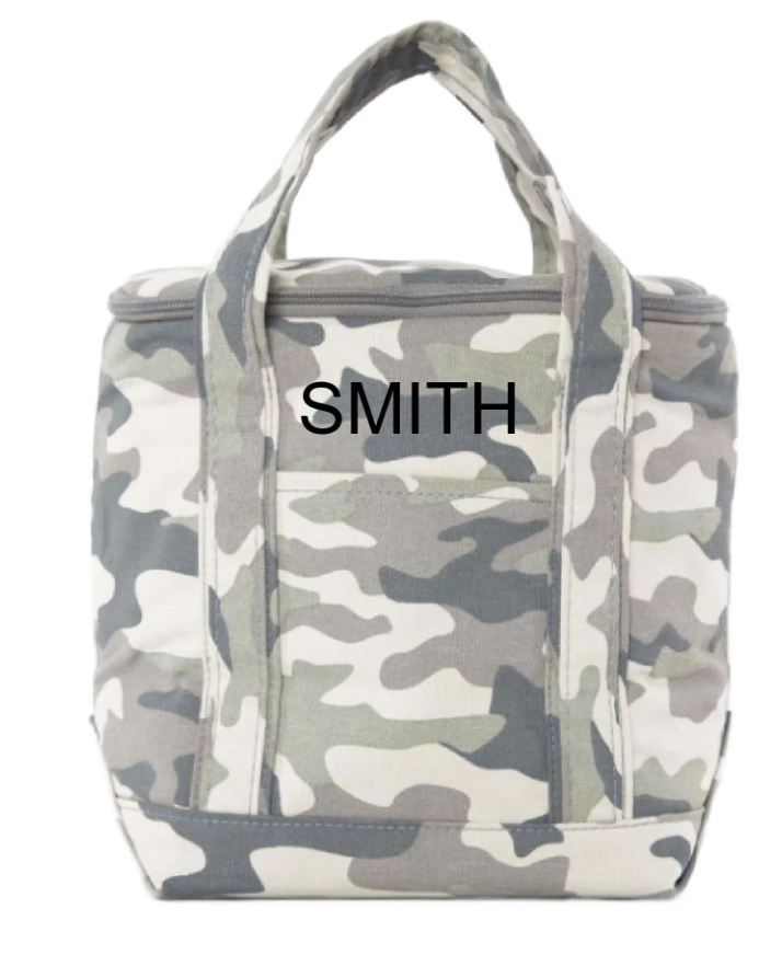 Personalized Brown Bag  Lunch Cooler