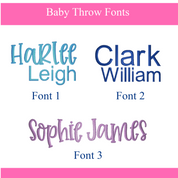 New Baby Blanket with Name