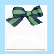 Classic Ribbon Bow Notepad- 4 Color Combinations