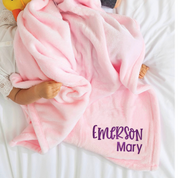 New Baby Blanket with Name
