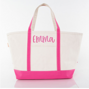 Canvas Personalized Tote with Name