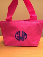 Monogrammed Lunch Bag Tote