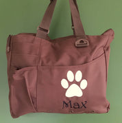Jumbo Paw Print Puppy Tote