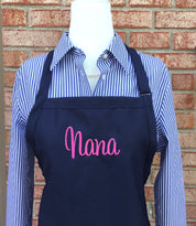 Monogrammed Apron with Name