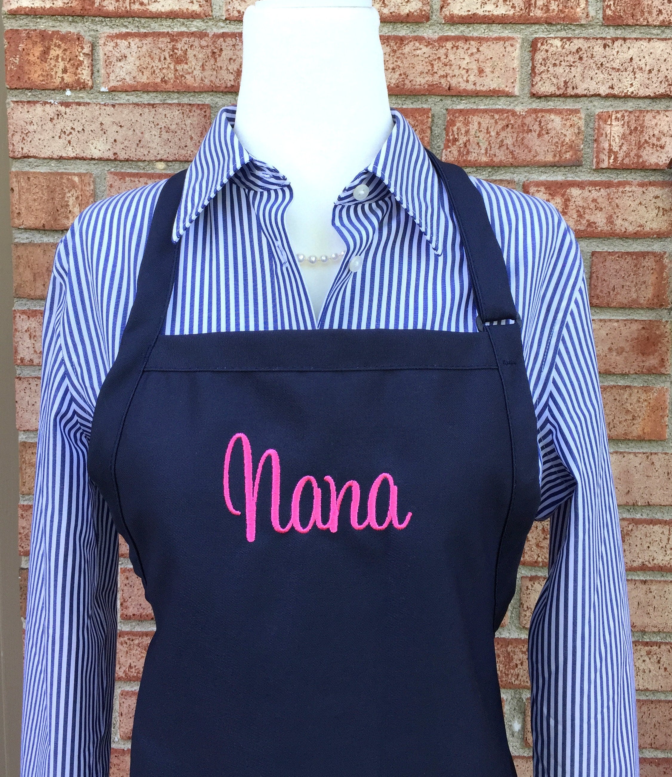 Monogrammed Apron with Name
