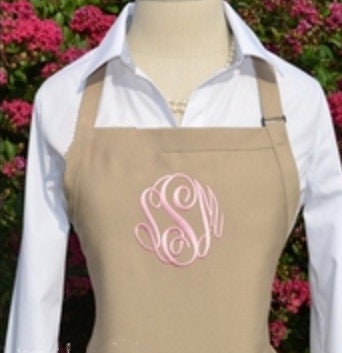 Monogrammed Apron