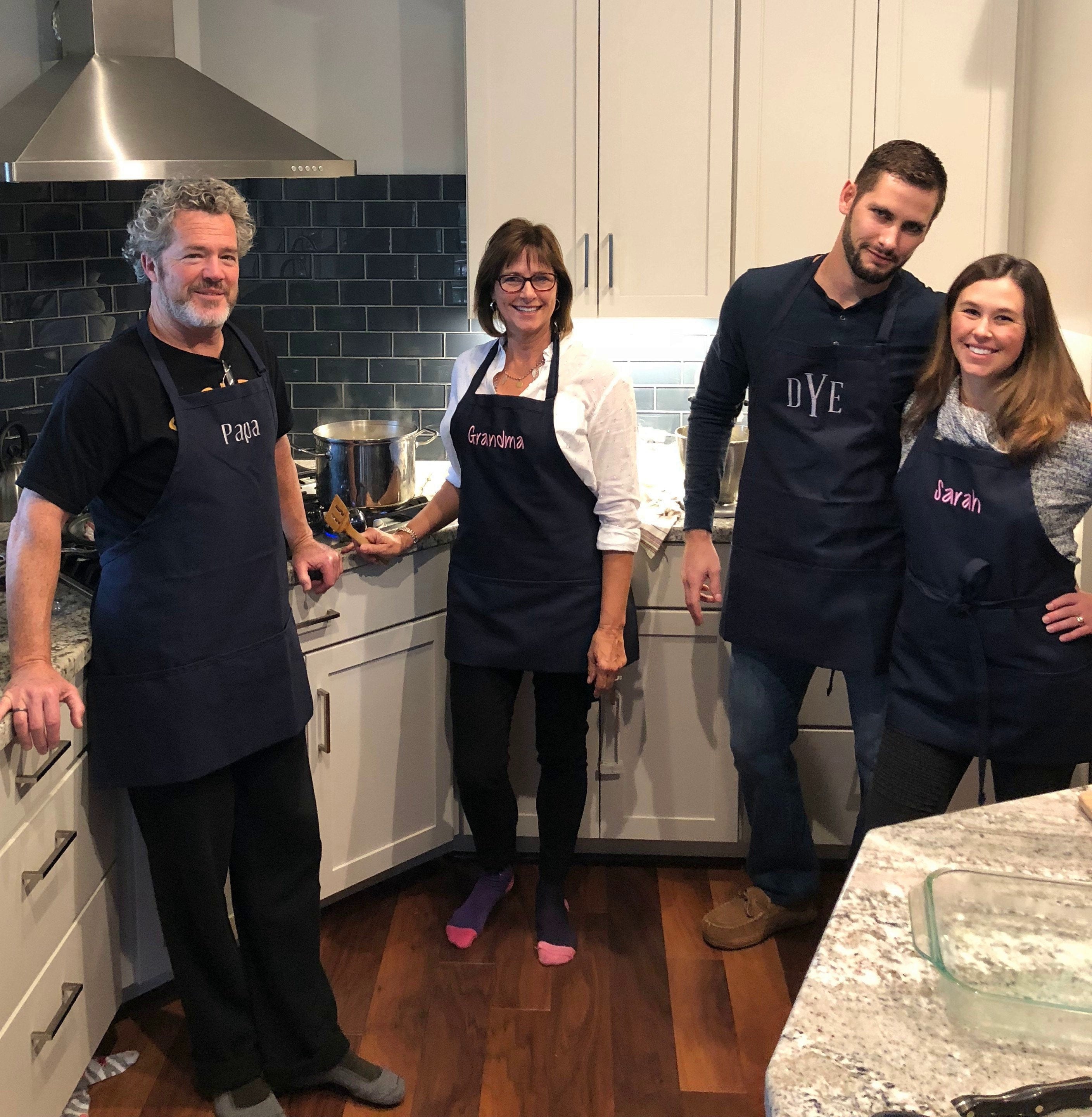 Monogrammed Kitchen Apron