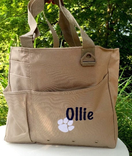 Custom Name Doggie Day Care Bag