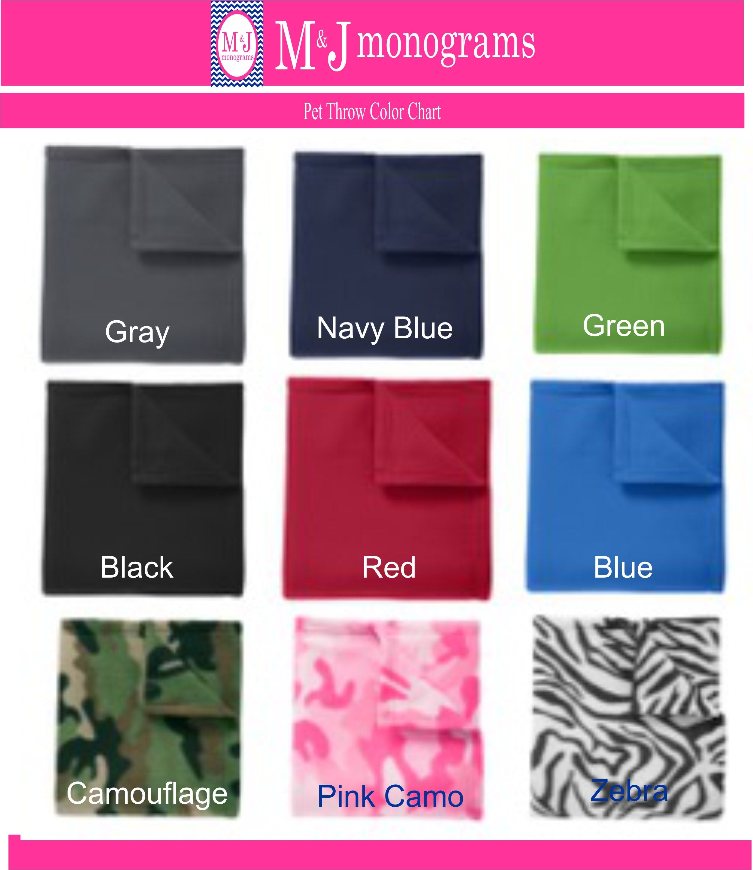 Personalized Dog Fleece Throw Blanket