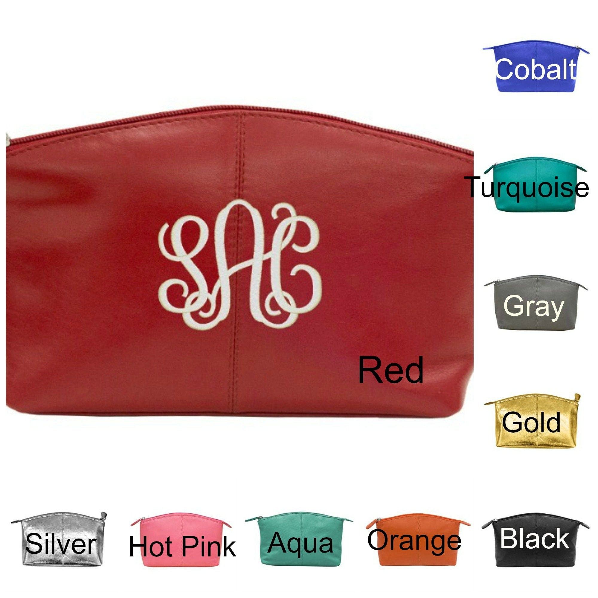 CLOSEOUT - Large Leather Cosmetic