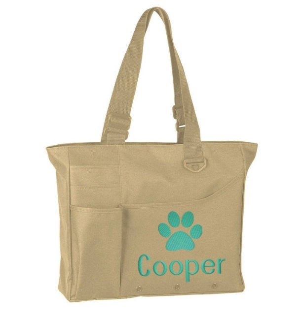 Personalized Pet Bag with Paw Print