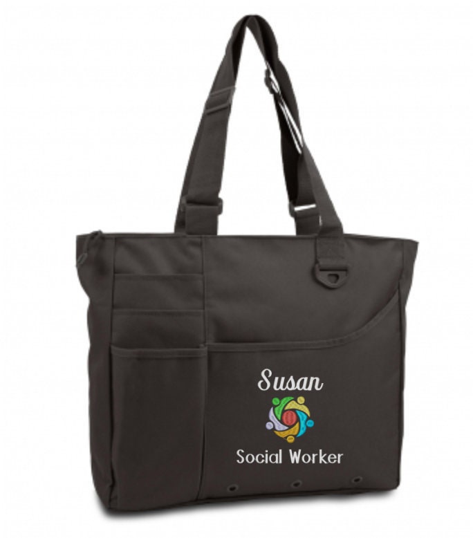 Personalized Social Worker Tote
