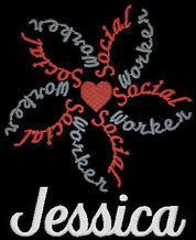 Personalized Social Worker Tote Bag