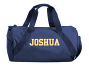 Two Color Personalized Kids Duffle Bag
