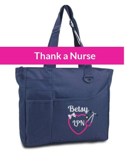 Personalized Nurse Appreciation Week Tote