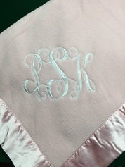 Satin Trimmed Baby Blanket