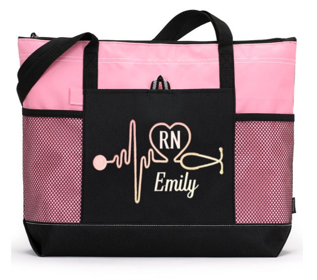 Monogrammed Nurse Work Utility Bag