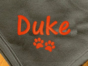 Personalized Cat Fleece Blanket