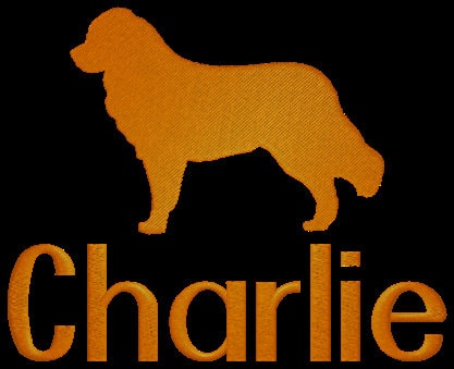 Embroidered Dog's Name and Breed Tote