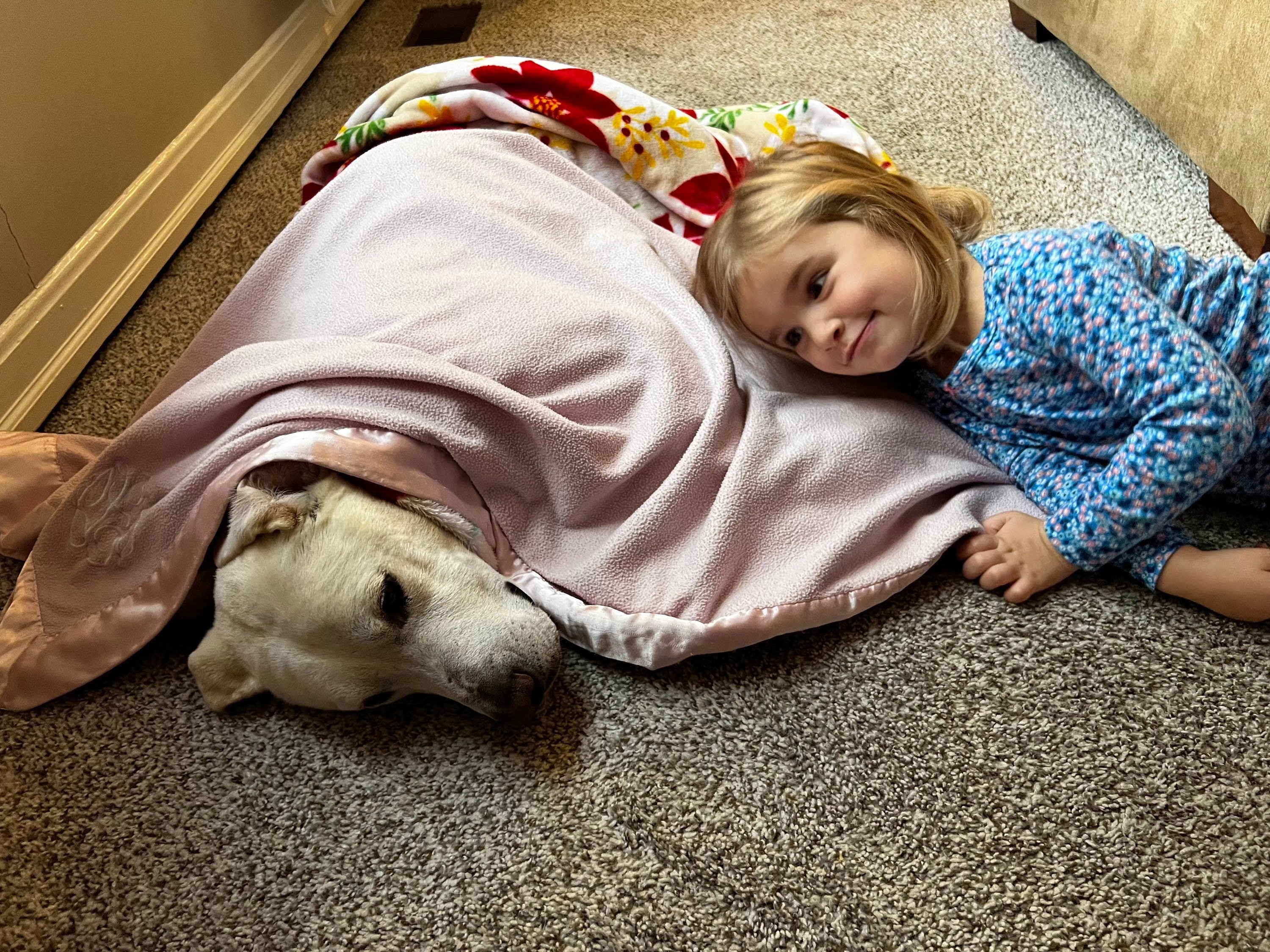 Personalized Satin Edge Blanket with Name