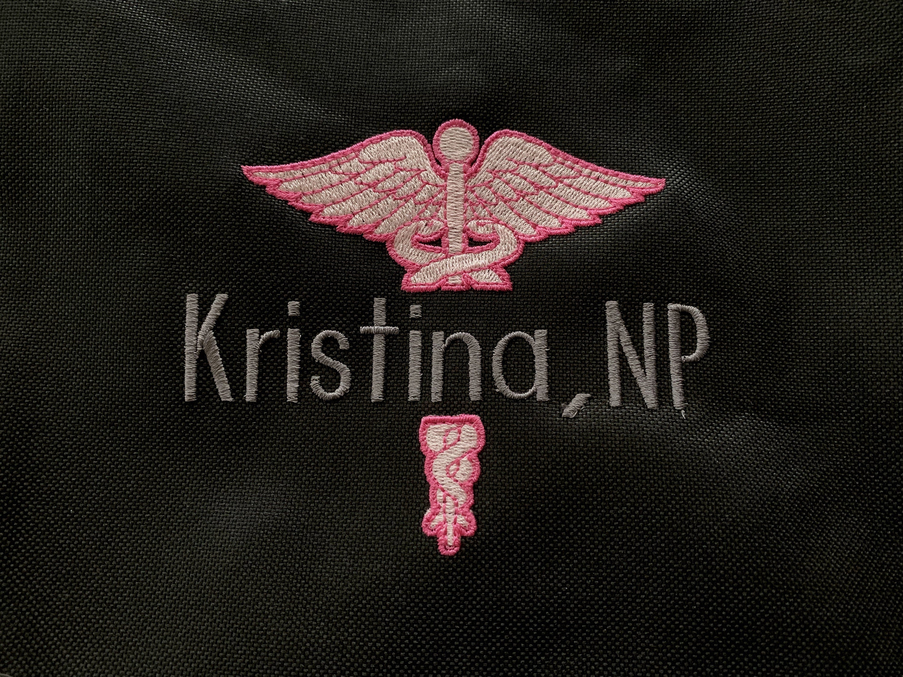 Personalized Nursing Work Tote Bag