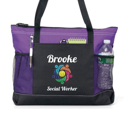 Personalized Social Worker Utility Bag