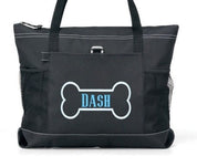 Personalized Dog Tote Bag with Full Zipper