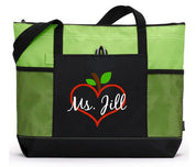 Teacher tote bag, new teachers gift staff gift