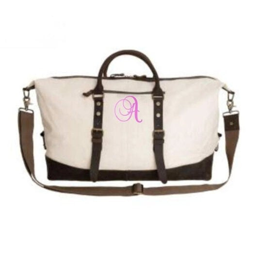 Single Monogram Canvas Weekend Travel Bag