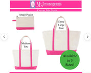Embroidered Dog's Name and Breed Tote