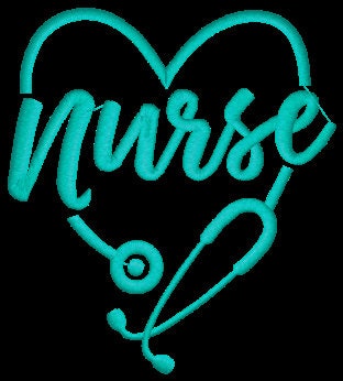 Embroidered Script Nurse Utility Bag