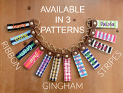 Personalized Wristlet Key Chain