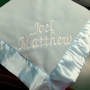 Personalized Satin Edge Blanket with Name