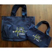 Personalized Nurse Bag with Matching Lunch Tote