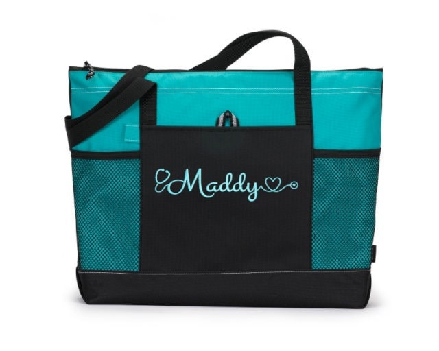 Personalized Nurse Organizer Tote