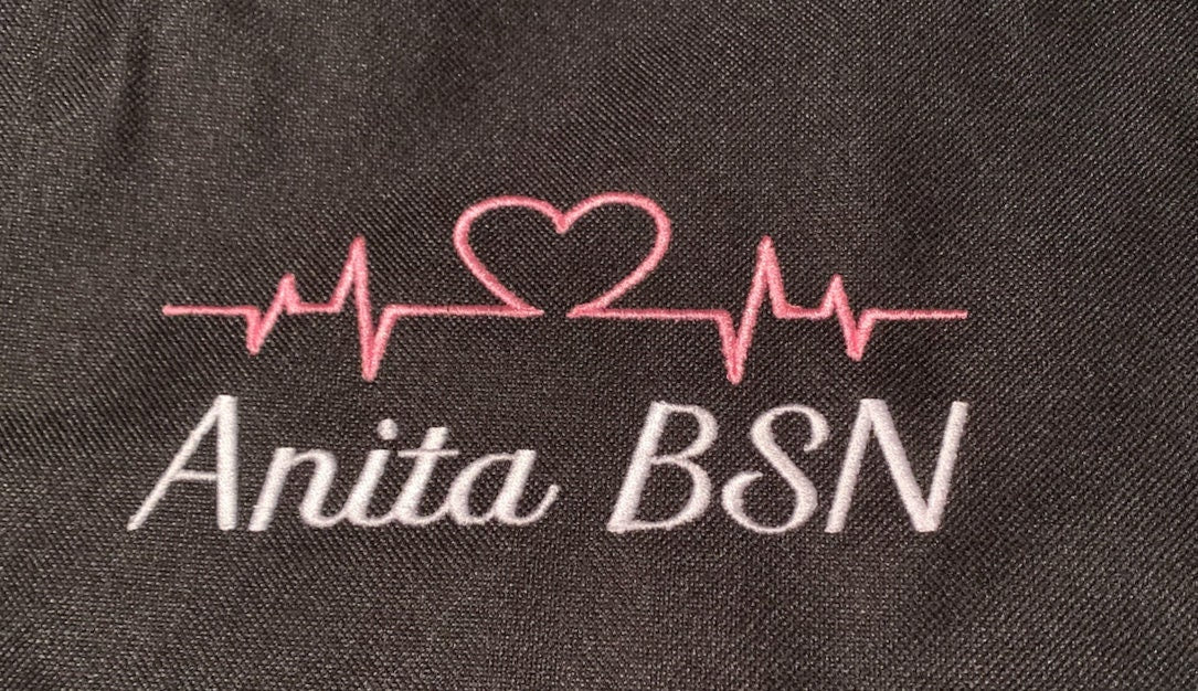 Monogrammed Nursing Bag