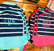 CLOSEOUT - Presley Prep Stripe Backpack