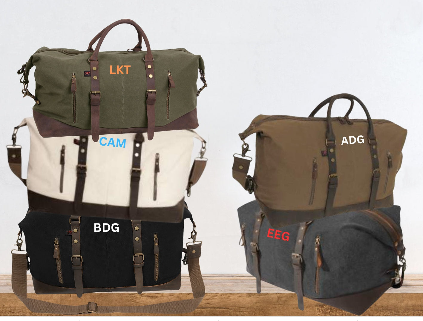 Personalized Mens Leather Bag