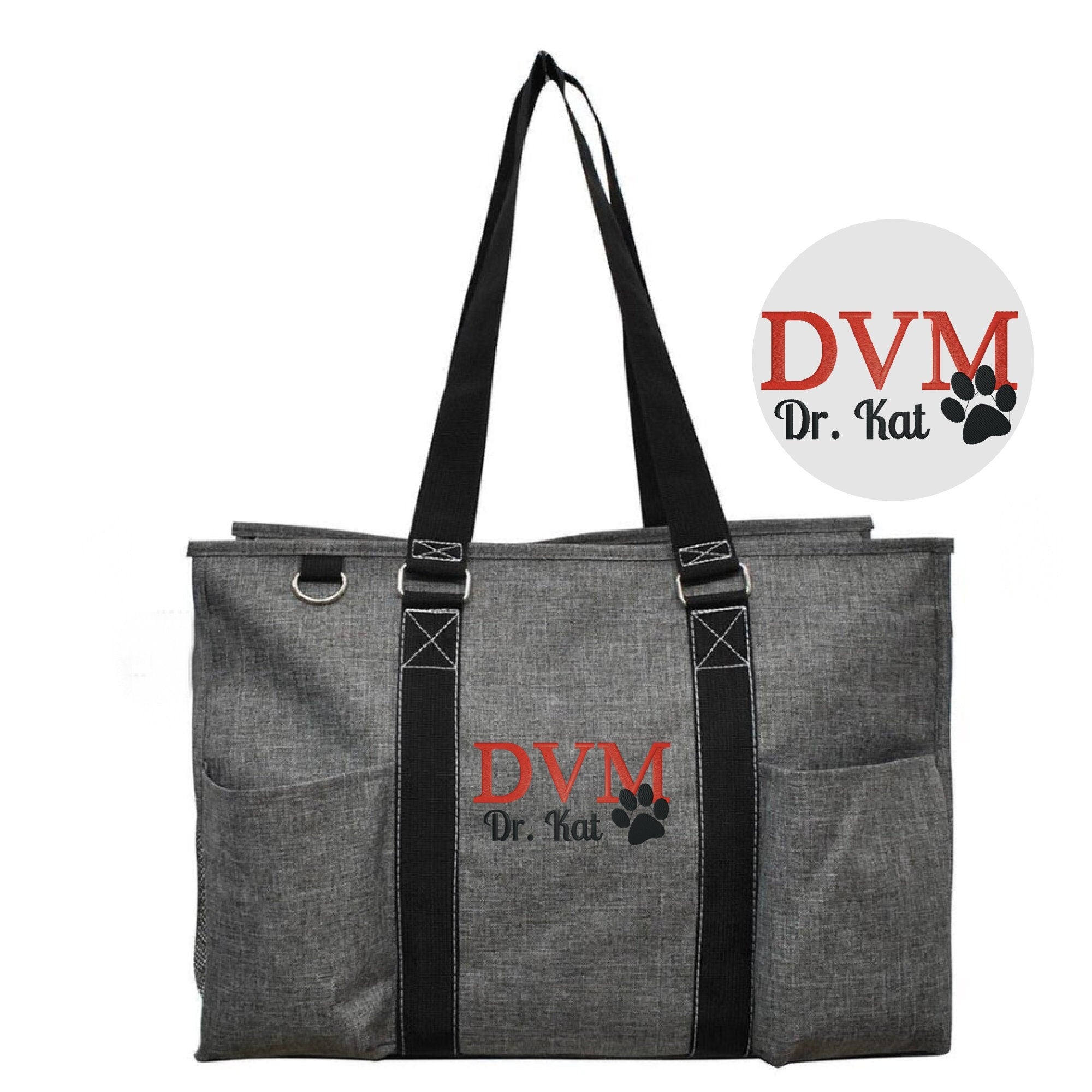Veterinarian Tote Bag- DVM Gift