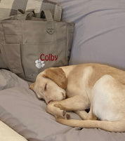 Personalized Dog Travel Tote Bag