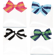 Classic Ribbon Bow Notepad- 4 Color Combinations